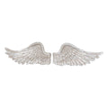 Antique Silver Horizontal Angel Wings Accessories Hill Interiors 