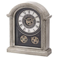Antique Silver Mechanism Mantle Clock Accessories Hill Interiors 