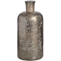 Antique Silver Mercury Glass Bottle Vase Accessories Hill Interiors 
