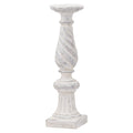 Antique White Large Twisted Candle Column Accessories Hill Interiors 