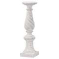 Antique White Twisted Candle Column Accessories Hill Interiors 
