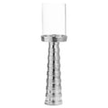 Apollo Cast Silver Medium Candle Holder Accessories Hill Interiors 