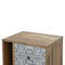 Artea Porcelain Pattern Mini Cabinet Sleeping Artisan Furniture 