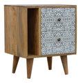 Artea Porcelain Pattern Mini Cabinet Sleeping Artisan Furniture 