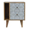 Artea Porcelain Pattern Mini Cabinet Sleeping Artisan Furniture 