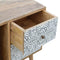 Artea Porcelain Pattern Mini Cabinet Sleeping Artisan Furniture 