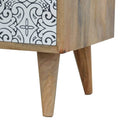 Artea Porcelain Pattern Mini Cabinet Sleeping Artisan Furniture 
