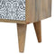 Artea Porcelain Pattern Mini Cabinet Sleeping Artisan Furniture 