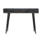 Ash Black 3 Drawer Console Table Living Artisan Furniture 