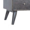 Ash Black 4 Drawer Media Unit Living Artisan Furniture 