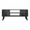 Ash Black 4 Drawer Media Unit Living Artisan Furniture 