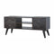 Ash Black 4 Drawer Media Unit Living Artisan Furniture 