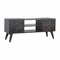 Ash Black 4 Drawer Media Unit Living Artisan Furniture 