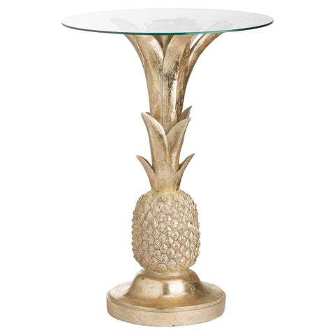Ashby Gold Pineapple Side Table Living Hill Interiors 