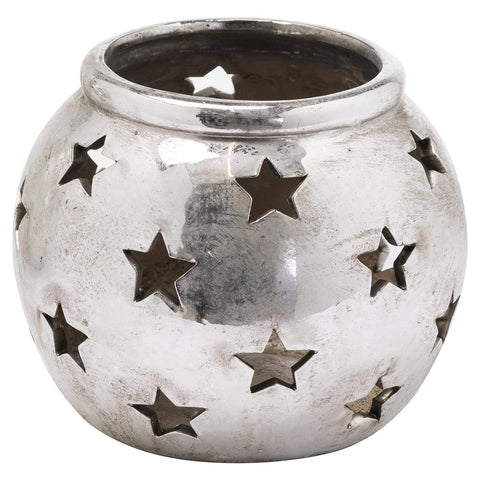 Aspen Medium Star Tea Light Lantern Accessories Hill Interiors 