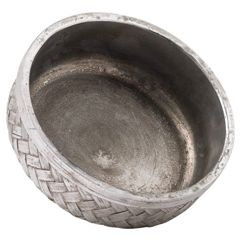 Aspen Woven Effect Large Decorative Bowl Accessories Hill Interiors 