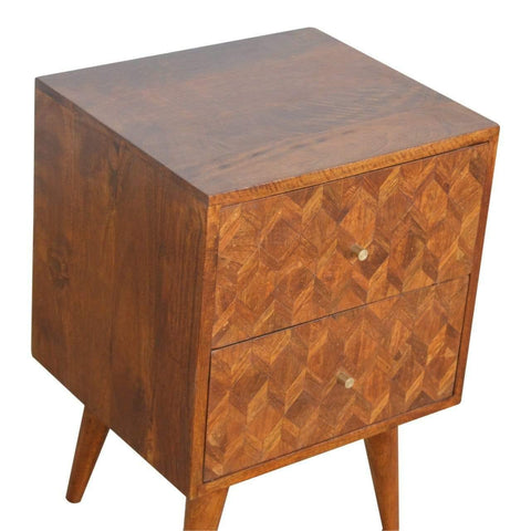 Assorted Chestnut Bedside Sleeping Artisan Furniture 