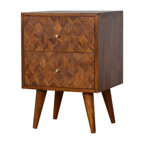 Assorted Chestnut Bedside Sleeping Artisan Furniture 