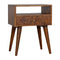 Assorted Chestnut Bedside with Open Slot Sleeping Artisan Furniture 