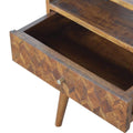 Assorted Chestnut Bedside with Open Slot Sleeping Artisan Furniture 