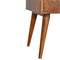 Assorted Chestnut Bedside with Open Slot Sleeping Artisan Furniture 