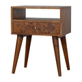 Assorted Chestnut Bedside with Open Slot Sleeping Artisan Furniture 
