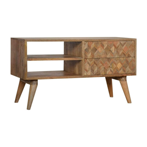 Assorted Oak-ish Media Unit Living Artisan Furniture 