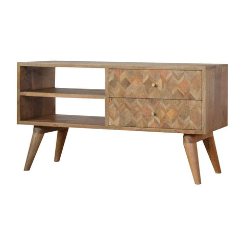 Assorted Oak-ish Media Unit Living Artisan Furniture 