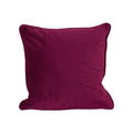 Aubergine Velvet Cushion 40x40cm Accessories Hill Interiors 