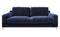 Aubyn 3-Seater Sofa - Dark Blue Sofas Distinction Furniture 