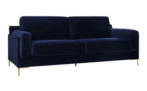 Aubyn 3-Seater Sofa - Dark Blue Sofas Distinction Furniture 