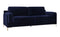 Aubyn 3-Seater Sofa - Dark Blue Sofas Distinction Furniture 