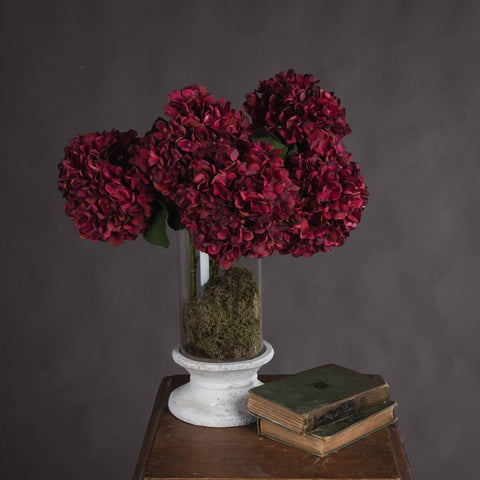Autumn Ruby Hydrangea Accessories Hill Interiors 