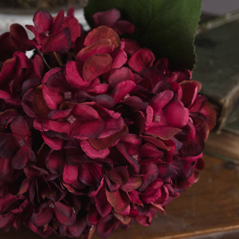Autumn Ruby Hydrangea Accessories Hill Interiors 