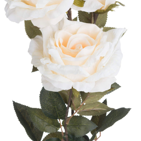 Autumn White Rose Spray Accessories Hill Interiors 