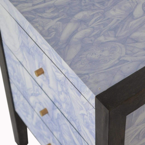 Avanti Garden of Venus Bedside Sleeping Artisan Furniture 