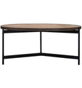 Bari Wooden Top Coffee Table Living Regency Studio 