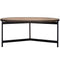 Bari Wooden Top Coffee Table Living Regency Studio 