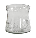 Bauzon Crystal Cut Vase Large Clear Accessories Regency Studio 