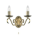 Bernice Wall Light Antique Brass Lighting Regency Studio 