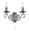 Bernice Wall Light Antique Silver Lighting Regency Studio 