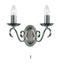 Bernice Wall Light Antique Silver Lighting Regency Studio 