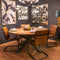 Billy Leather Ribbed Dining Chair Dining Hill Interiors 