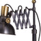 Black And Brass Adjustable Scissor Lamp Lighting Hill Interiors 