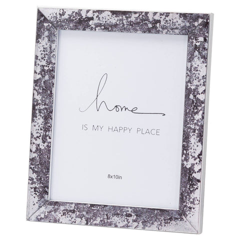 Black Foil Metallic 8X10 Frame Accessories Hill Interiors 