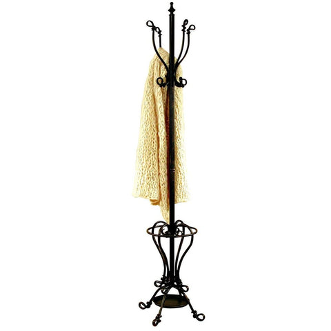 Black Metal Coat Rack Accessories Artisan Furniture 