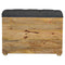Black Tweed 6 Slot Shoe Storage Bench Living Artisan Furniture 
