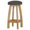 Black Tweed Studded Bar Stool Dining Artisan Furniture 