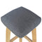 Black Tweed Studded Bar Stool Dining Artisan Furniture 