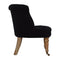 Black Velvet Accent Chair Living Artisan Furniture 